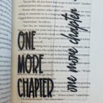 Flower bookmarks one more chapter