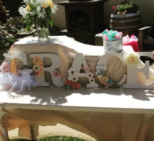 Custom Wooden Baby Initials
